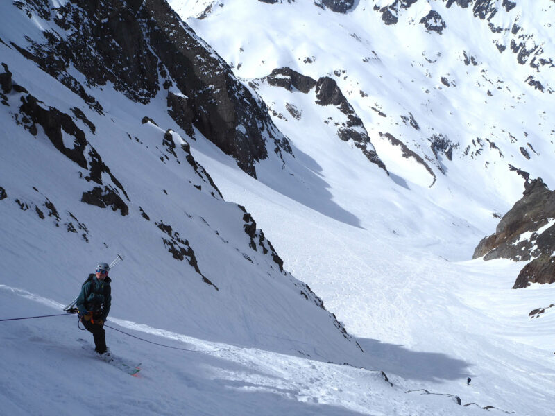 Couloir Nord du Col du Belvédère Aiguilles Rouges