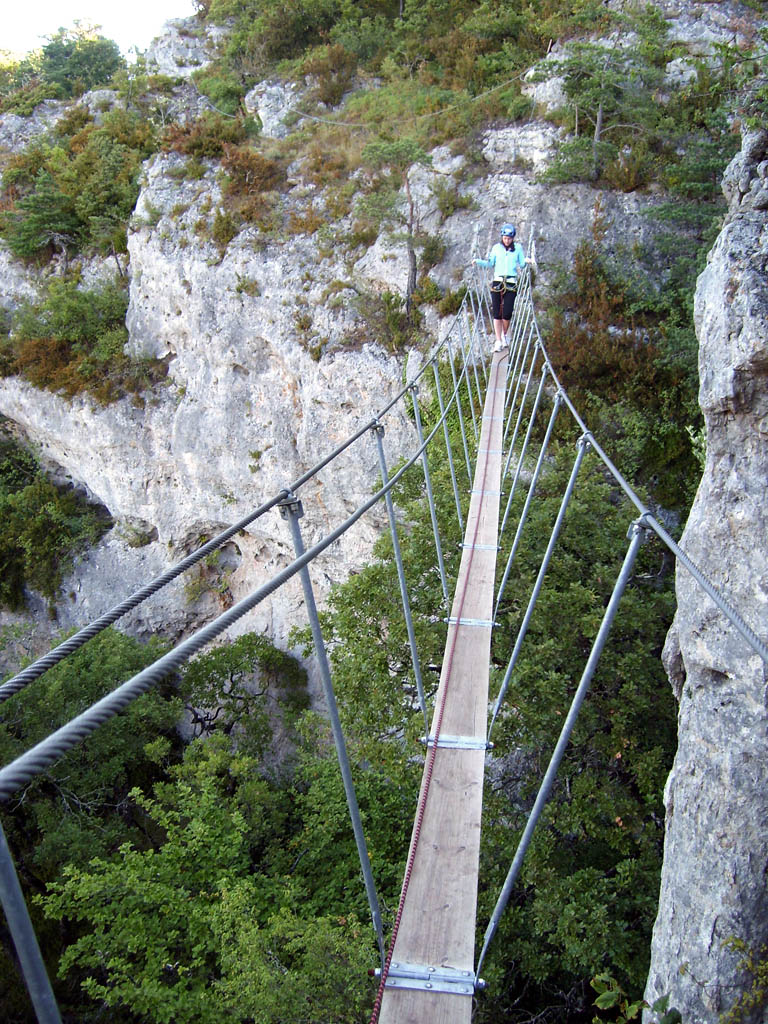 Via ferrata passerelle