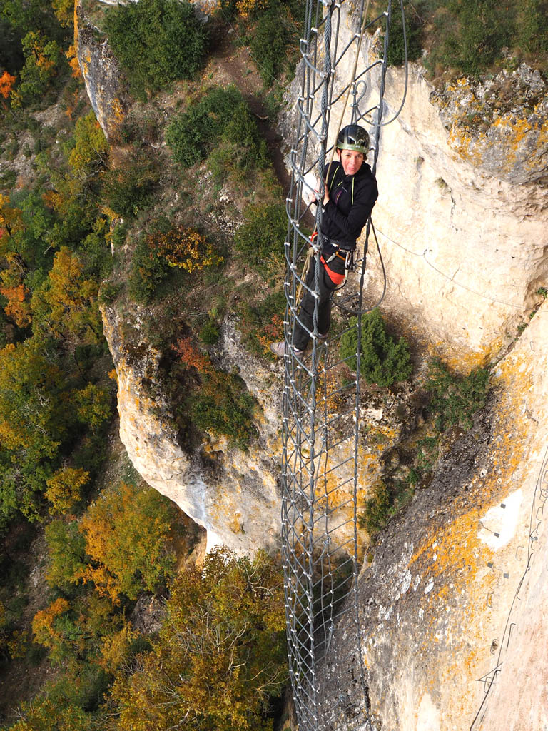 Echelle via ferrata