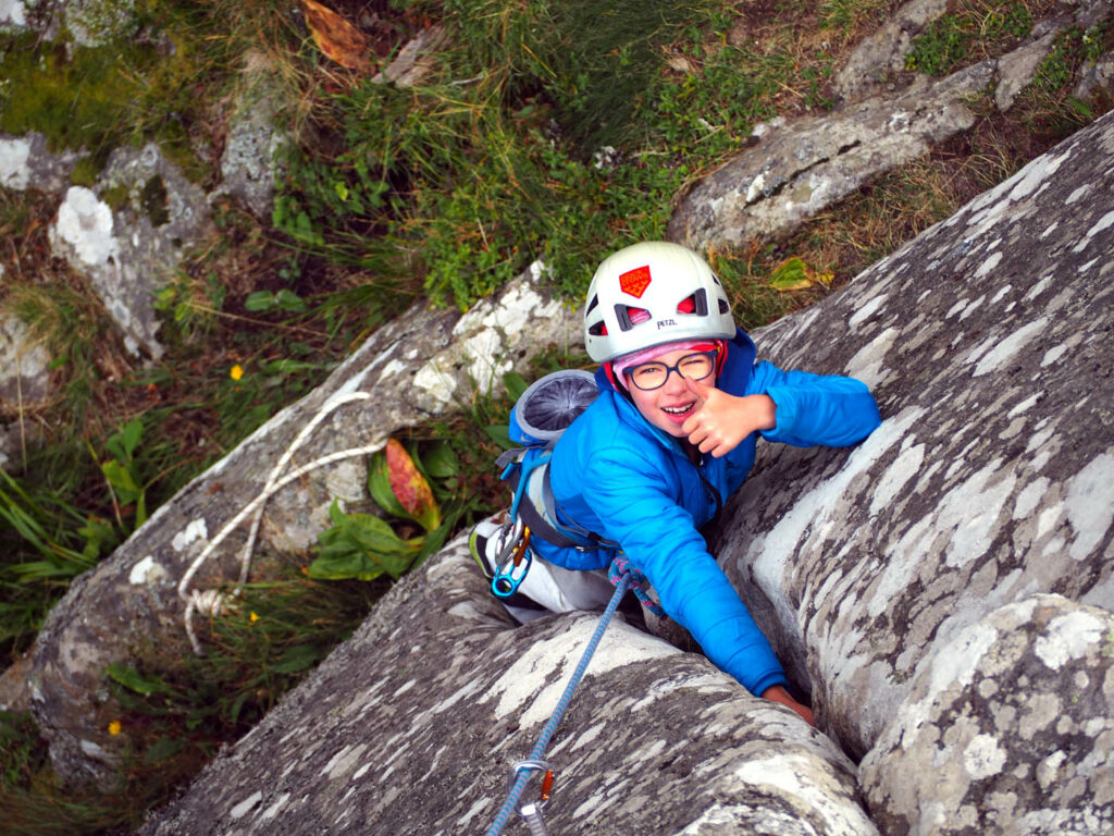 escalade enfant