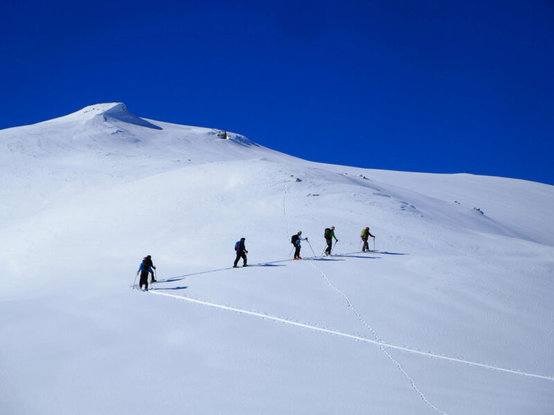 ski rando La Girotte Les Contamines Mont joie