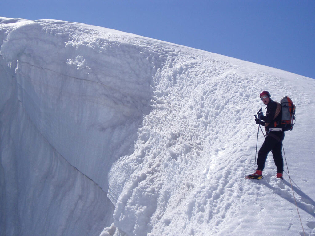 Crevasses glacier de leschaux