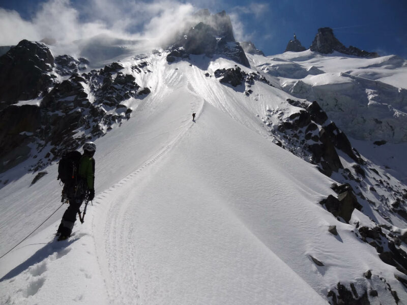 Eperon frendo Aiguille du midi