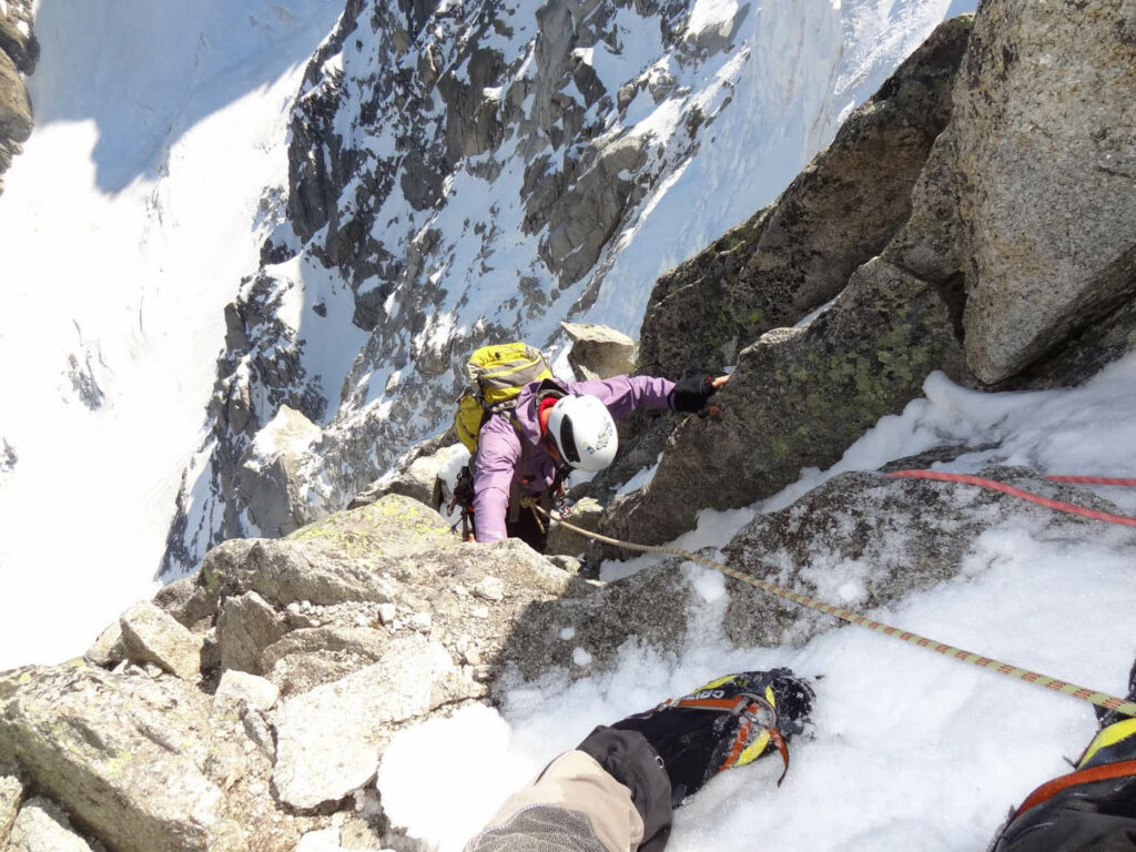 Eperon frendo Aiguille du midi